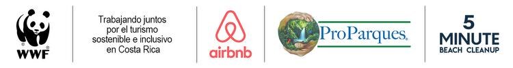 WWF, Airbnb, ProParques and 5 Minute Beach Cleanup